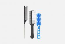Набор расчесок A set of hair combs 3 шт VALEXA