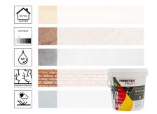 Краска Farbitex Profi акриловая, для гидроизоляции, жидкая резина, белый, 1 кг