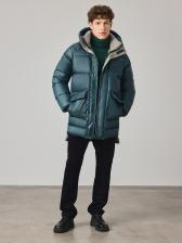 Just Clothes Пуховое пальто с капюшоном
