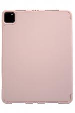 Чехол-книжка для iPad Pro 12.9 3 загиба силиконовый с рамкой Розовый