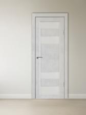 Дверь межкомнатная комплект «С-2/07», со стеклом, 2000x900 мм, цвет бетон снежный