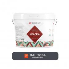 Краска резиновая интерьерная , RAL 7024, графитовый серый, 7 кг - это высокоэластичный состав с высокими показателями устойчивости к эксплуатационной нагрузке. Идеально подходит для окрашивания бетона, газобетона, гипсокартона, дерева, ДСП, ДВП, кирпичных, зашпаклеванных, оштукатуренных поверхностей. Благодаря составу, краска образует дышащее, светопрочное покрытие, не препятствующее воздухообмену. Может использоваться как гидроизоляция, для декоративной отделки кирпичных и каменных стен. Эффективно используется при и ремонте зданий, поверхности которых склонны к образованию микротрещин, для первичной и ремонтной окраски крыш, цоколей и подвалов.