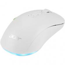 Мышь беспроводная Acer OMR311, игровая, Bluetooth/Радио, оптическая, USB, 2400dpi, белый [zl.mcecc.034]