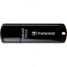 Flash Disk Флешка Transcend JetFlash 350 64 GB, черный