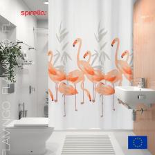 Штора для ванной комнаты Spirella Flamingo