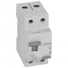 Legrand (Легранд) УЗО RX3 100мА 25А 2П AC 402028