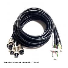 DIVEDEER авиационный разъем GX16-XH2.54 2/3/4/5/6/7/8/9/10-контактный шнур питания 20-200см