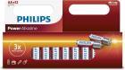 Батарейка Philips Power Alkaline, щелочная, 12 АА, в коробке с окном (LR6P12B/97)
