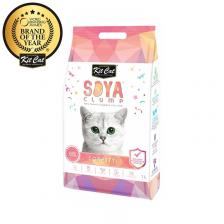 Kit Cat SoyaClump Soybean Litter Confetti соевый биоразлагаемый комкующийся наполнитель с разноцветными гранулами - 7 л повседневный супер премиум для всех возрастов Сингапур 1 уп. х 1 шт. х 2.5 кг