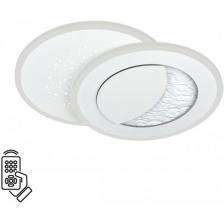 Потолочный светильник Sonex Stars 7740/60L металл/акрил/белый LED 60Вт 3000-6000К 400x290 пульт ДУ