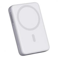 Внешний аккумулятор Aukey Magnetic 10000mah Qi 20W белый