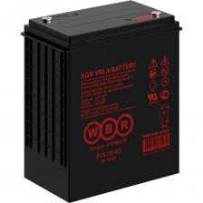 EVX330-6G - герметизированные, выполненные по гелевой (GEL) технологии, тяговые свинцово-кислотные аккумуляторные батареи WBR серии EVX G обладают высоким качеством и надежностью, устойчивы к глубоким разрядам и применяются для питания электрических транспортных средств, гольфкаров, газонокосилок, полотерных и поломоечных машин, медицинских колясок, электроинструмента, электронасосов, эхолотов, осветительных приборов, в том числе и наружного освещения, и другого вспомогательного оборудования. Кол-во элементов в блоке: 3Номинальное напряжение: 6 ВЁмкость (при 25 С): 330 Ач при 10-часовом разряде до Uкон. 5.25 В (1.75 В/эл.)Емкость на режимах (при 25 С): 280.5 Ач при 5-ч. разряде до Uкон. 5.25 В (1.75 В/эл.), 249.0 Ач при 3-ч. разряде до Uкон. 5.25 В (1.75 В/эл.), 200.0 Ач при 1-ч. разряде до Uкон. 5.25 В (1.755 В/эл.)Вес: 47 кг ± 3%Максимальный ток разряда: 3300 АВнутреннее сопротивление: 1.5 мОмДиапазон рабочих температур: от -40 °С до +60 °СОптимальная рабочая температура:25 °СНапряжение подзаряда:6.75 - 6.90 В при 25 °С (темп. комп. -3 мВ/?С/Эл)Максимальный ток заряда:99 АНапряжение заряда при циклическом режиме:7.15 - 7.25 В при 25 °С (темп. комп. -5 мВ/?С/Эл)Саморазряд: До 6 месяцев при 25 °С, без подзарядаВыводы: Под внутренний болт М8 / под конусМатериал корпуса: Ударопрочный ABS (акрило-бутадиен-стирол)Технология герметизации: Гель (GEL)Срок службы (при 25 С): До 10 лет в буферном режимеРасчетное количество циклов: Более 800 при 50% разряде