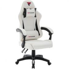 Кресло спортивное TopChairs Phantom бело-черный арт.УТ000039470