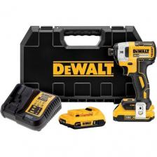Ударный шуруповерт DeWALT DCF887D2-QW, 2Ач, с двумя аккумуляторами