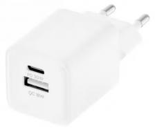 СЗУ uBear Bridge USB-C 30 Вт GaN Super Fast Charging Белое