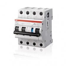 DS203NC C10 AC30 дифференциальный автоматический выключатель 3P+N, 10А, 30mA, тип AC, 6kA (хар-ка C) ABB, 2CSR256040R1104
