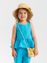 Блузка для девочки, MINAKU, голубая, рост 98 см