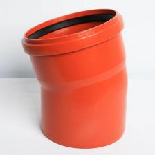 Отвод для наружной канализации Flextron D 160 мм, 15 градусов 148110