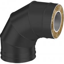 Колено сэндвича-И предназначено для изменения направления или смещения дымоходного канала на 90 градусов, а также для подключения отопительных котлов. Как и все двухконтурные элементы дымохода состоит из двух труб: внешней и внутренней, между которыми проложен слой негорючего базальтового утеплителя.Материал внутреннего контура: сталь нержавеющая зеркальная AISI 430 0,8мм.Материал наружного контура: сталь оцинкованная 0,5мм.Внутренний диаметр: 115мм.Наружный диаметр: 200мм.Окрашено термостойкой порошковой краской.Цвет: черный.Тип сборки: "КОНДЕНСАТ".