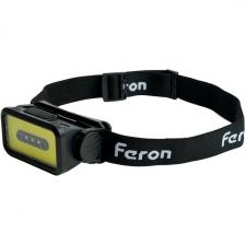 Фонарь налобный c аккумулятором 5W 2000mAh USB type-C Feron TH2315 51620
