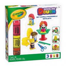 CRAYOLA Набор для лепки Hair Styling: Пластилин + Игрушечные фигурки + Аксессуары