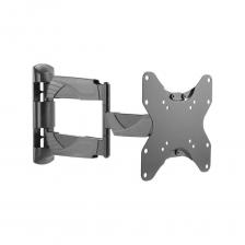 Особенности: Кронштейн для телевизора MAUNFELD MTM-2342FM - это надежное и удобное решение для тех, кто хочет установить свой телевизор на стене. Он подходит для ЖК-телевизоров с диагональю от 23 до 42 дюймов и весом до 35 кг. Кронштейн имеет наклон и поворот, что позволяет регулировать угол наклона вверх до 10 градусов и угол наклона вниз до 15 градусов. Расстояние от стены/потолка регулируется от 45 до 508 мм, что позволяет установить телевизор на удобной высоте. Преимущества этого кронштейна для телевизора включают в себя: - Надежную конструкцию из металла, которая выдержит вес телевизора и не деформируется со временем. - Регулируемую высоту и наклон, что позволяет настроить угол обзора телевизора под свои потребности. - Совместимость с большинством моделей телевизоров и стандартов VESA, включая 100 x 100, 200 x 100 и 200 x 200. - Простой и удобный монтаж на стену с помощью винтов, входящих в комплект. С помощью кронштейна вы сможете наслаждаться любимыми фильмами и сериалами на большом экране без лишних хлопот.