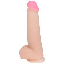 LOVETOY (А-Полимер) Фаллоимитатор на присоске неоскин , 818600 24 см телесный 4.9 см 21.3 см 500 г