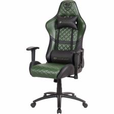 Игровое кресло COUGAR ARMOR One X, экокожа, цвет черный/зеленый