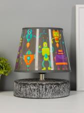 Настольная лампа «Суше» E27 40 Вт черный 20x20x23 см RISALUX