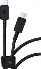 Кабель VLP Nylon Cable USB-C to USB-C 1.2m Black