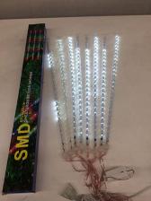 Светодиодная гирлянда "Сосулька" Белая 8 шт 50 см, цена за 1 шт.