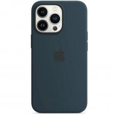 Чехол для смартфона Чехол накладка iPhone 13 Pro Max 6.7" Silicone Case (Magsafe IC) Abyss Blue