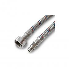 Подводка для смесителя с нержавеющим оплетением - это гибкий соединительный шланг, который используется для подключения смесителей к системе водоснабжения.  Рекомендуется для подачи холодной и горячей воды смесителям на кухне и в ванной. Оплетка - нержавеющая сталь, обеспечивающая защиту от механических повреждений. Бренд Damento - настоящий символ итальянского мастерства в мире сантехники. Он является лидирующим производителем насосного оборудования, труб и всех видов сантехнического оборудования.