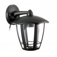 Светильник садово-парковый настенный Svet Сити Дели 3 черный E27 60 Вт IP44 (1202-03021)