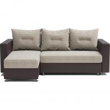 Угловой диван Ария: комфорт и стиль в вашем доме Диван Ария выполнен в современном стиле и сочетает в себе комфорт и функциональность. Диван оснащен вместительным ящиком для белья, что позволяет экономить пространство и поддерживать порядок в гостиной. Каркас дивана выполнен из прочной мебельной древесины, мебельной фанеры, бруса и ЛДСП, что гарантирует долговечность и надежность конструкции. Наполнитель из многослойного ППУ обеспечивает мягкость и комфорт при использовании. Диван Ария оснащен механизмом трансформации "еврокнижка", который позволяет быстро и легко превратить его в просторное спальное место размером 190х140 см. Высота сиденья составляет 43 см, что обеспечивает удобство и комфорт во время отдыха. Угловой диван Ария имеет габариты 225х150х78 см и подходит для размещения в гостиной или другой комнате. Максимальная нагрузка на диван составляет 140 кг, что делает его подходящим для людей разного телосложения. Выбирая угловой диван Ария, вы получаете стильный, комфортный и функциональный предмет мебели, который прослужит вам долгие годы.