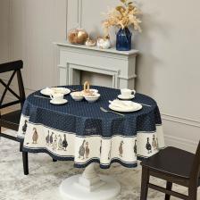 Скатерть овальная Santalino Family Farm 140х180см