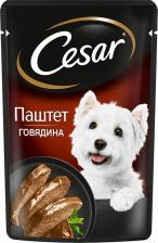 Влажный корм для собак Cesar Паштет с говядиной 80г