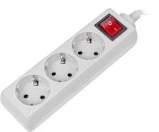 Buro Сетевой фильтр 5м (3 розетки) серый (пакет ПЭ) [300SL-5-G]