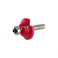 Кромочная калевочная фреза Фреза кромочная калевочная (42.8х19 мм; хвостовик 8 мм; R1-6,35/R2-6,35) Атака 8141050