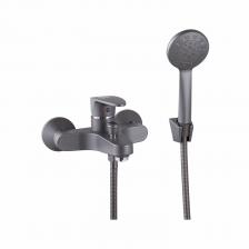 Смеситель для ванны с душем Plstart PL3205-17 графит