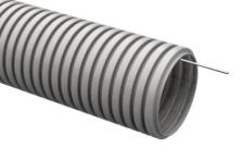 IEK ELASTA Труба гофрированная тяжелая ПВХ d=32 с зондом (25м) EA-TG23-121-032-025-K41 1 м