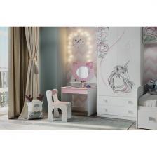 Набор детский Котенок Mebelson (ЛДСП/Белый,Розовый) арт.MK-0016.2067