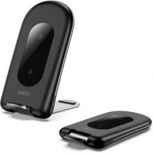 Беспроводное зарядное устройство Duzzona 15w Table Wireless Chager черное вертикальное с подсветкой