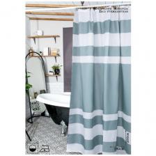 Штора серая 180х200см для ванны PRIMANOVA
