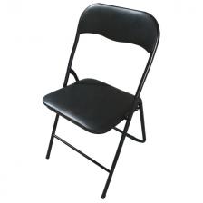 стул складной 440х450х790мм металл/ПВХ черный
