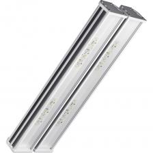 Светодиодные светильники GM С- серии - это доступное, надежное и эффективное решение для освещения промышленных объектов, складов, декоративной подсветки фасадов, спортивно-образовательных учреждений. Корпус светильника изготовлен методом экструзии алюминиевого сплава и окрашен белой порошковой краской (RAL9016). Это позволяет снизить массу светильника и обеспечить оптимальный температурный режим работы светодиодов и электронных компонентов. Оптическая часть выполнена из светостабилизированного полимера (ПММА), а светорассеивающее стекло сделано из ударопрочного монолитного поликарбоната толщиной 2 мм. Промышленные светильники GM C - серии имеют 2 вида крепления: тросовое (крепится на тросовых подвесах к потолку или на опорную поверхность); универсальное (применяется для установки светильника под потолок или на стены, имея возможность регулировки угла наклона).