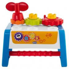 Развивающая игрушка CHICCO Развивающая игрушка-конструктор 2 в 1 "Инструменты" Smart2Play 2-in-1 Activity Bench