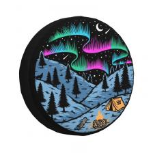 Чехол на запасное колесо для кемпинга и кемпинга на заказ для Jeep Honda 4WD SUV, защита шин 14 дюймов, 15 дюймов, 16 дюймов, 17 дюймов