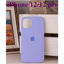 Чехол "ЭКОLАЙН", силикон, ABS-пластик, для iPhone 12 / iPhone 12Pro, противоударный, цвет лавандовый