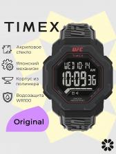 Спортивные часы TIMEX TW2V88100, Электронные, 48 мм, с подсветкой Indiglo, Черный